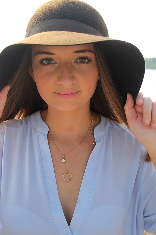 summer fashion and floppy hats
