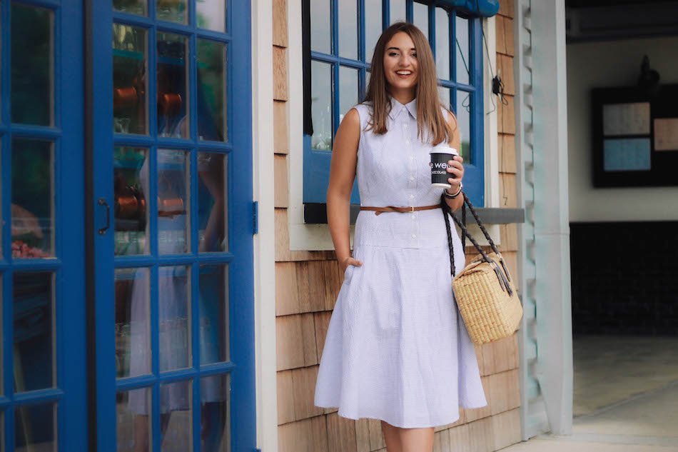 Stripe Midi Dress | The Coastal Confidence by Aubrey Yandow