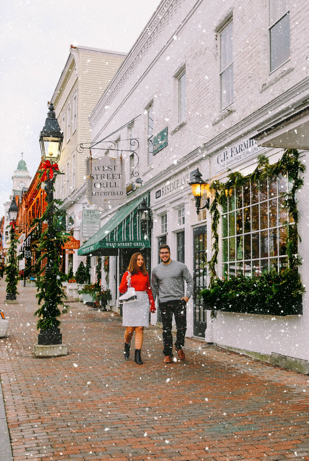 The Most Festive Main Streets of Connecticut During Christmas The Coastal Confidence Aubrey Yandow