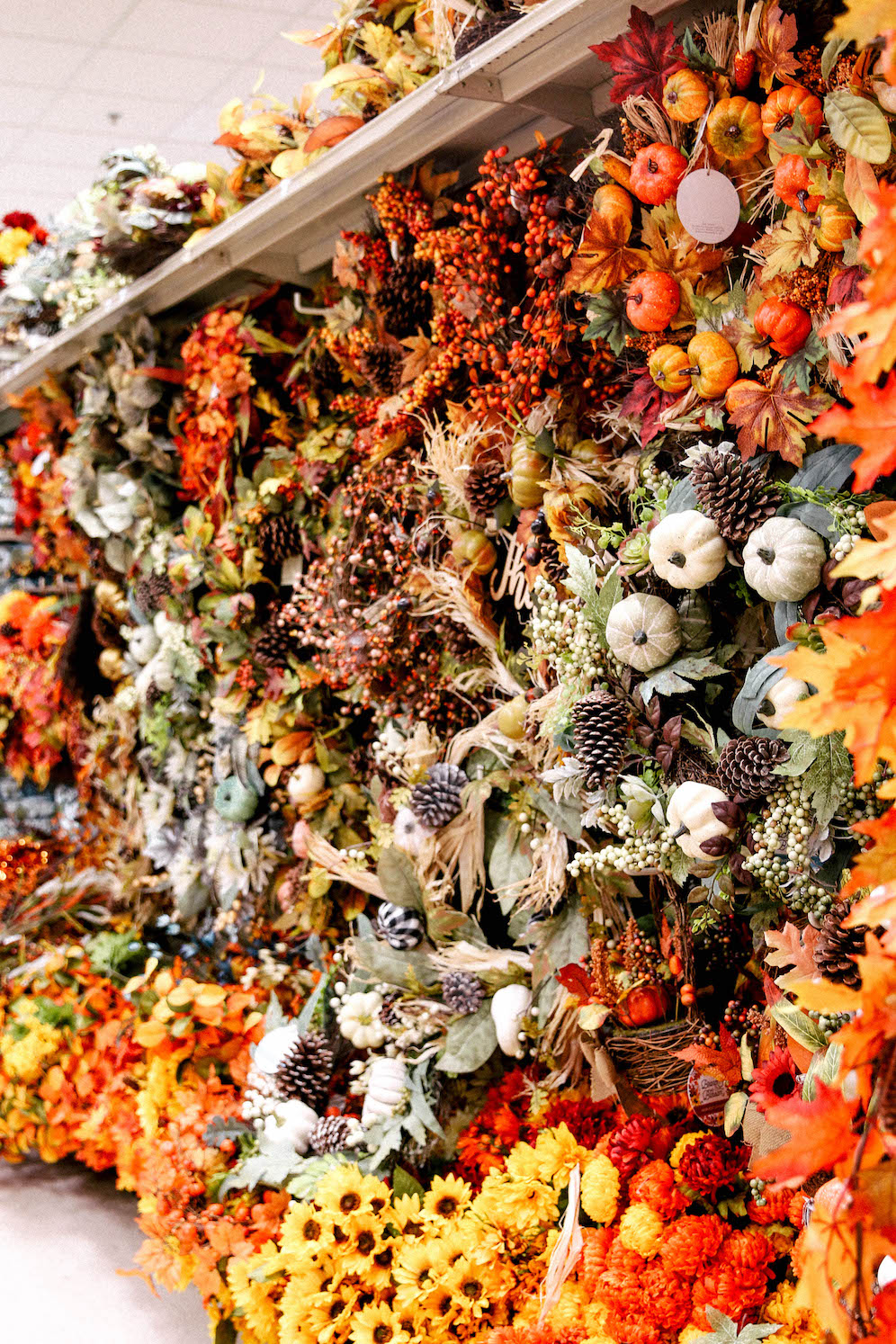 Fall Wreaths From Christmas Tree Shop 