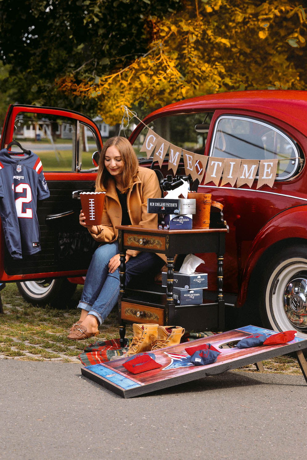 What To Pack For Tailgating in New England The Coastal Confidence Aubrey Yandow