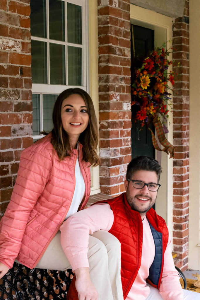 Preppy Pink Puffer Jacket For Winter In New England The Coastal Confidence